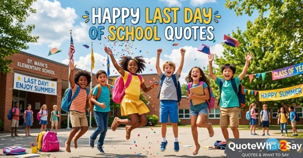 Happy Last Day of School Quotes