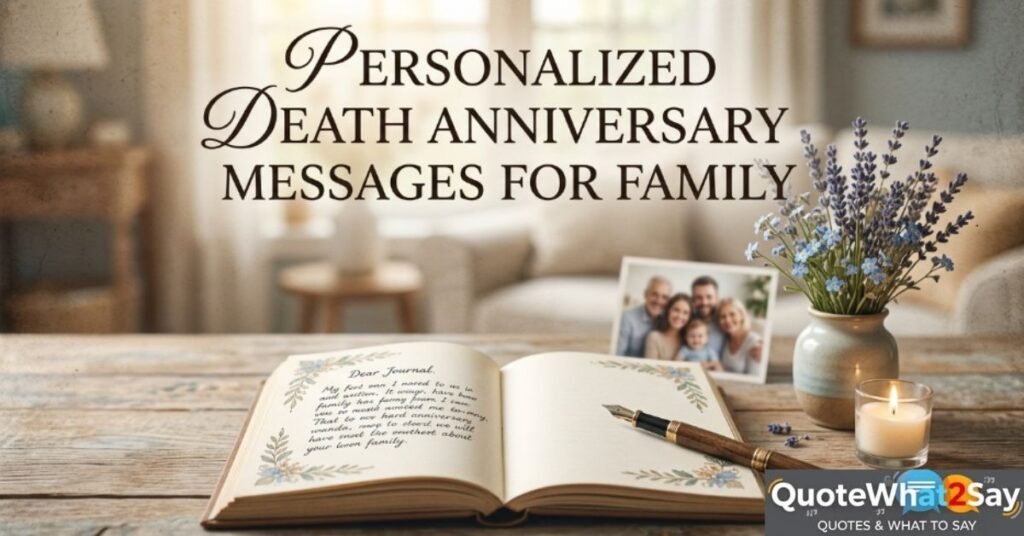 Personalized Death Anniversary Messages for Family