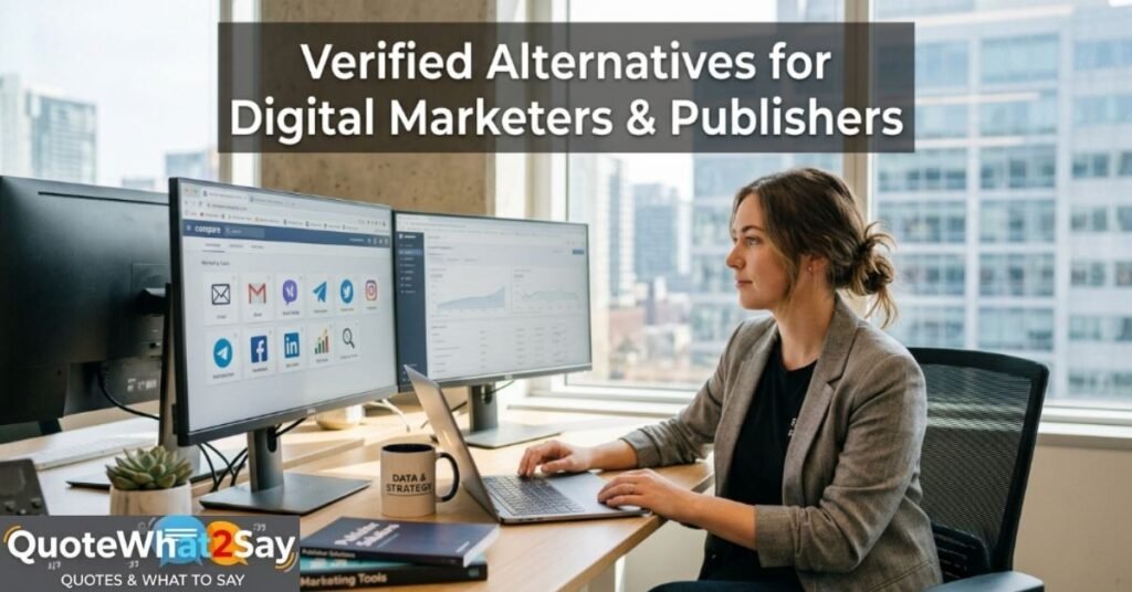 Verified Alternatives for Digital Marketers & Publishers