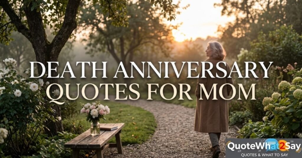 Death Anniversary Quotes for Mom