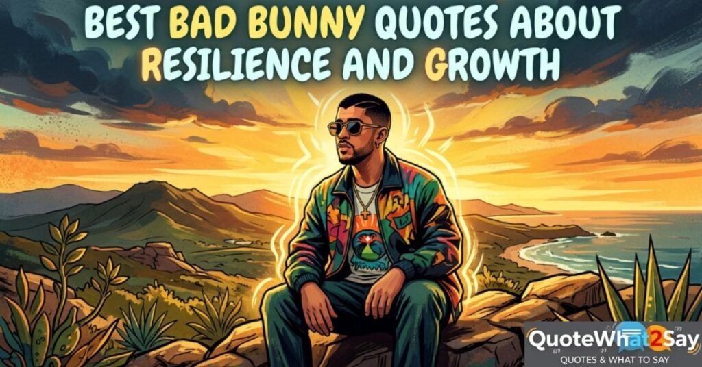 Best Bad Bunny Quotes About Resilience and Growth