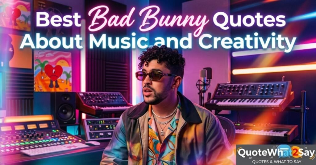 Best Bad Bunny Quotes About Music and Creativity