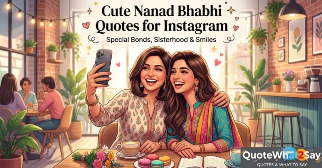 Cute Nanad Bhabhi Quotes for Instagram