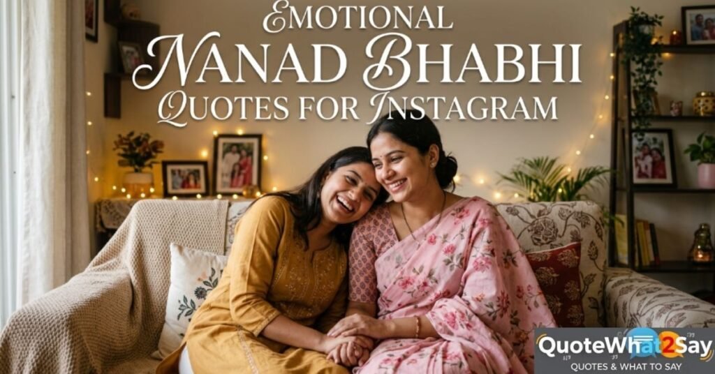 Emotional Nanad Bhabhi Quotes for Instagram