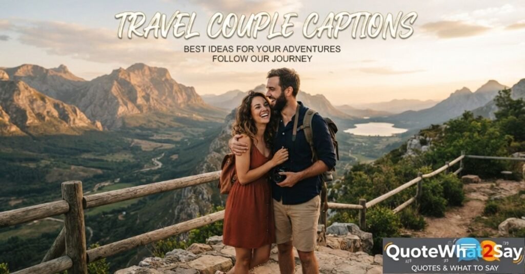 Travel Couple Captions