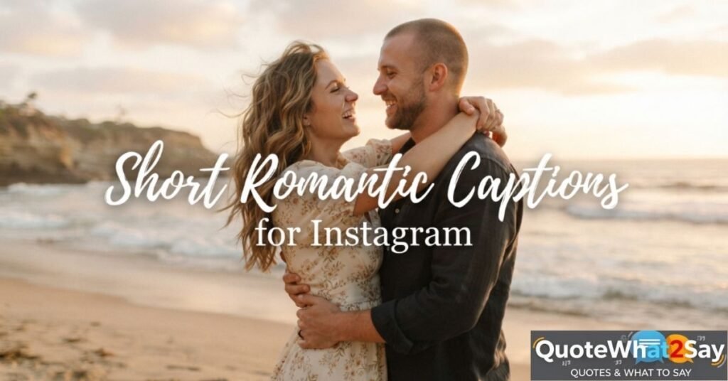 Short Romantic Captions for Instagram