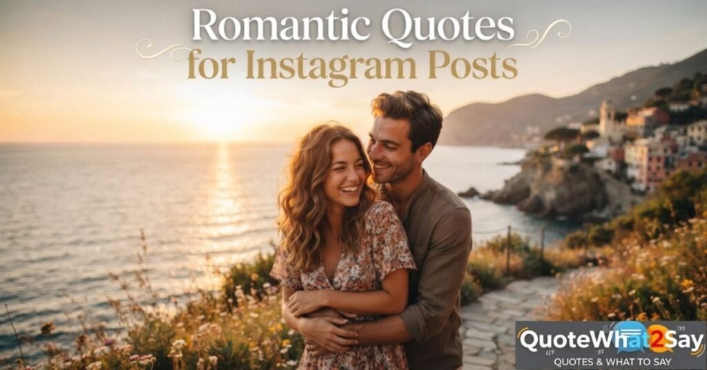 Romantic Quotes for Instagram Posts
