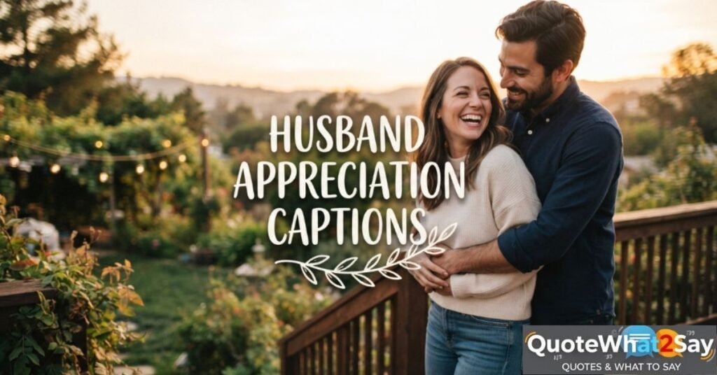Husband Appreciation Captions