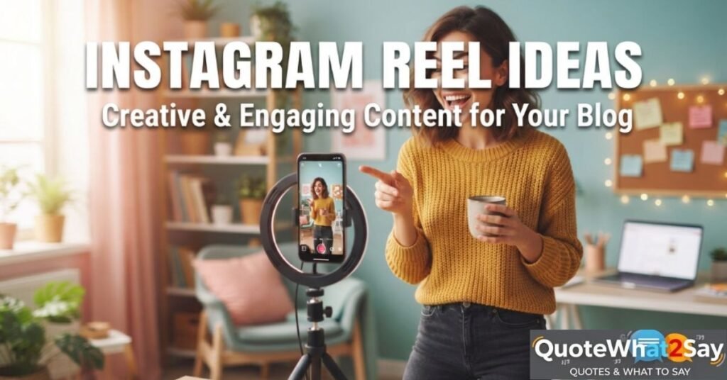 Instagram Reel Ideas