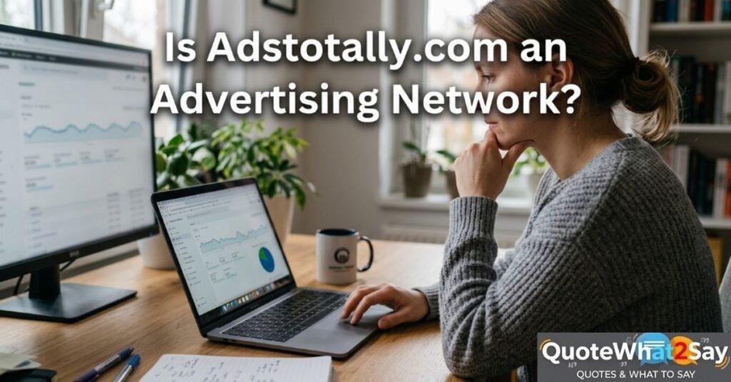 Is Adstotally.com an Advertising Network?
