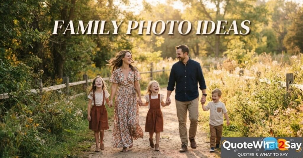 Family Photo Ideas