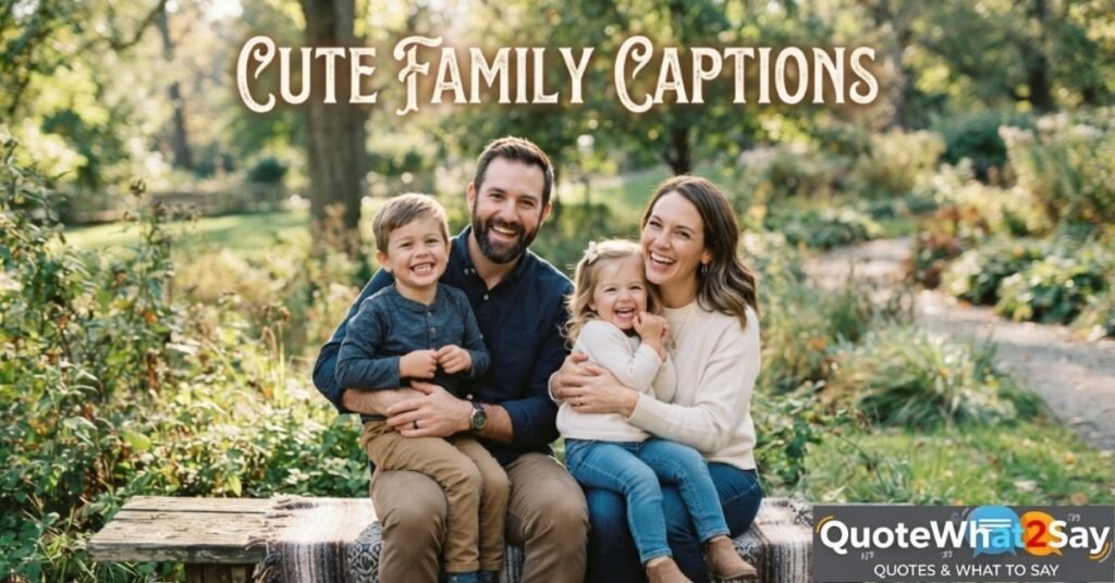 Cute Family Captions