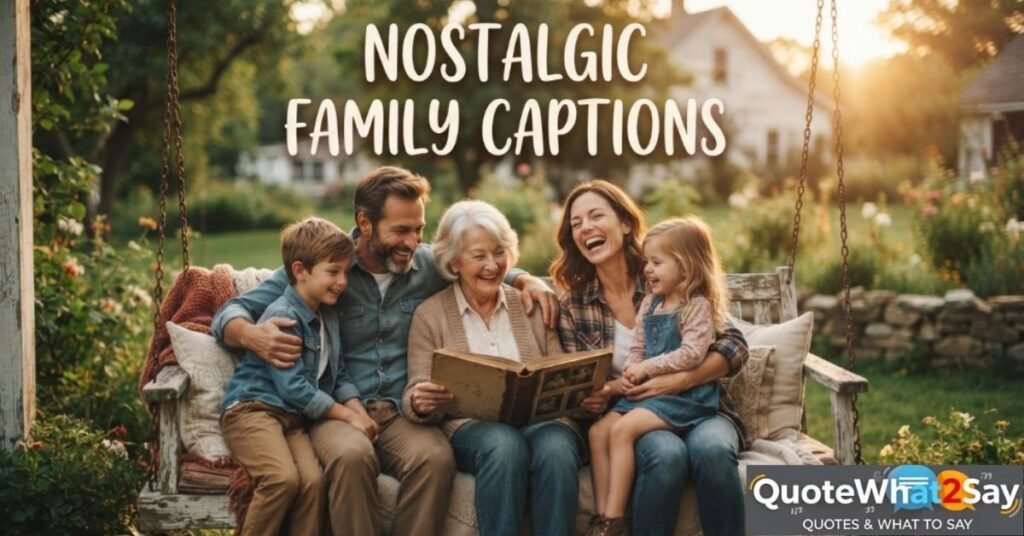 Nostalgic Family Captions