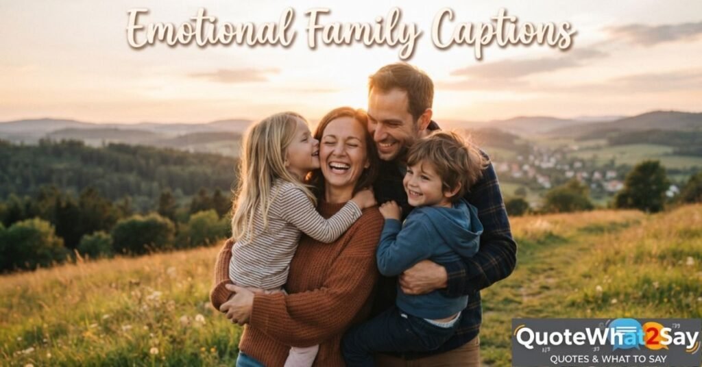 Emotional Family Captions