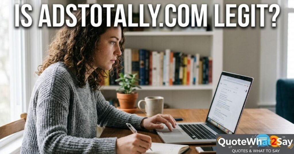 Is Adstotally.com Legit?