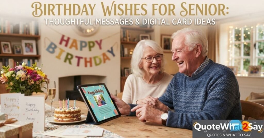 Birthday Wishes for Senior: Meaningful Messages & Card Ideas