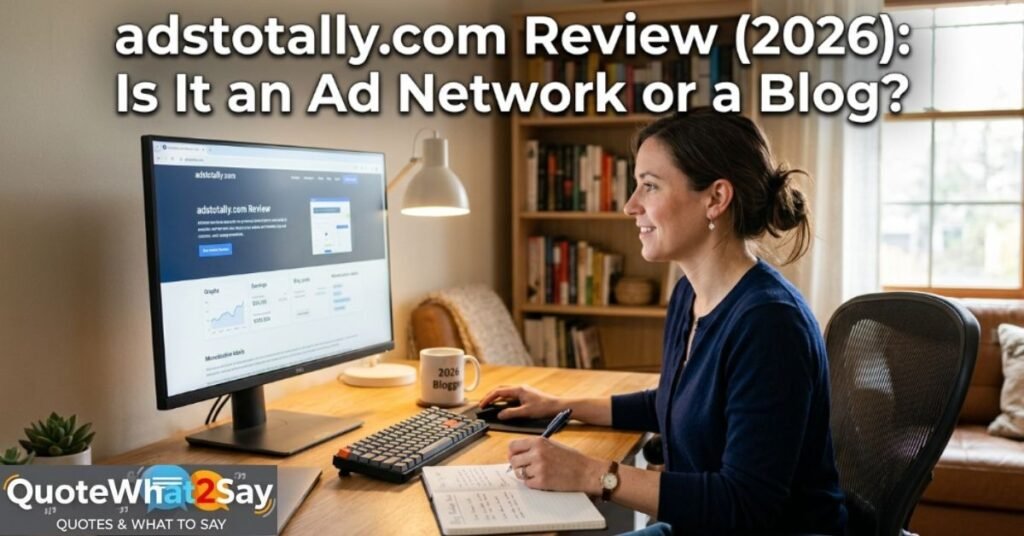 AdsTotally.com Review 2026: What Is AdsTotally and How Does It Work?
