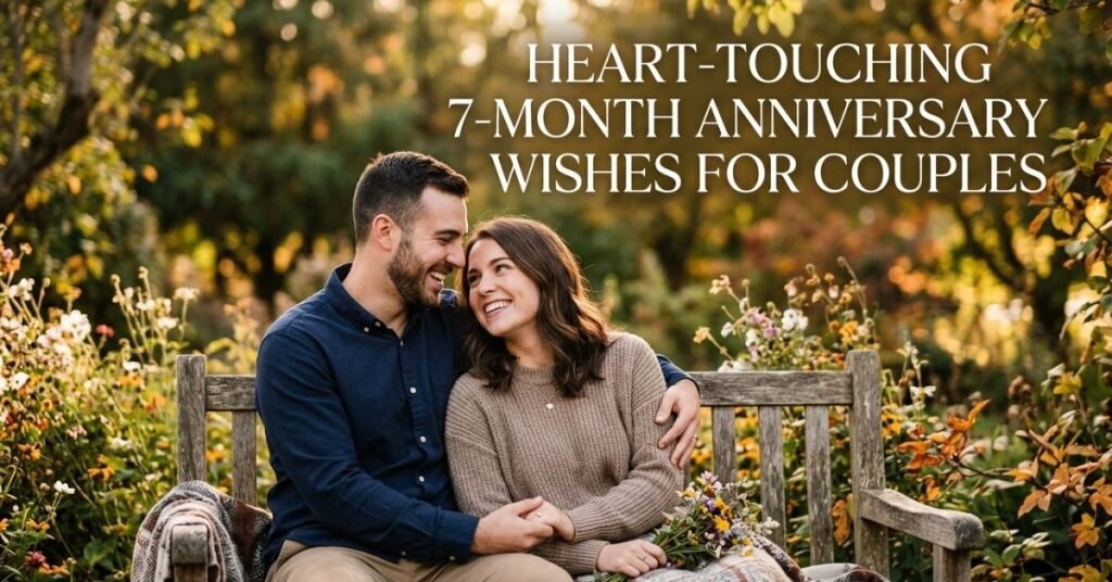 Heart-touching 7-Month Anniversary Wishes for Couples