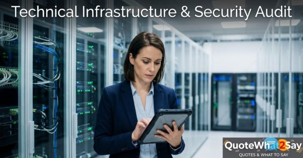 Technical Infrastructure & Security Audit