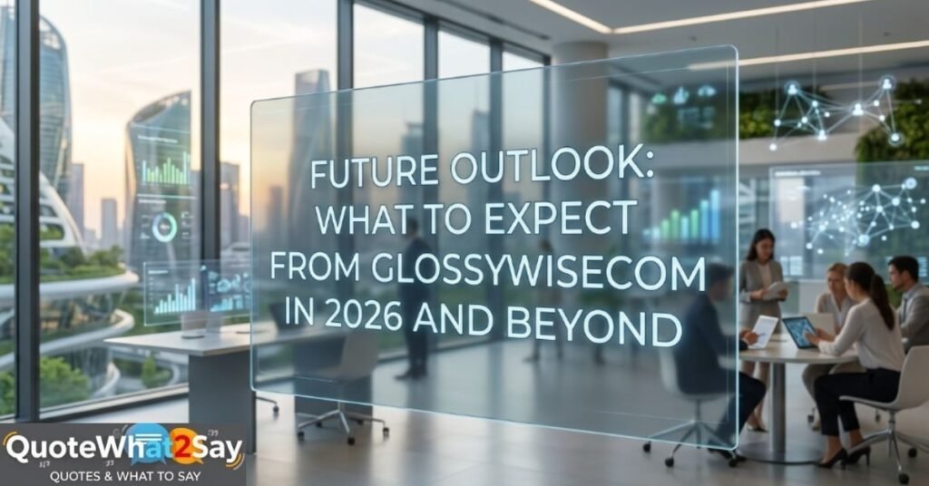 Future Outlook: What to Expect from Glossywise Com in 2026 and Beyond