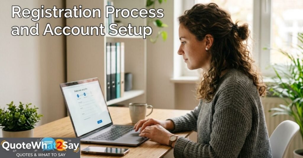 Registration Process and Account Setup