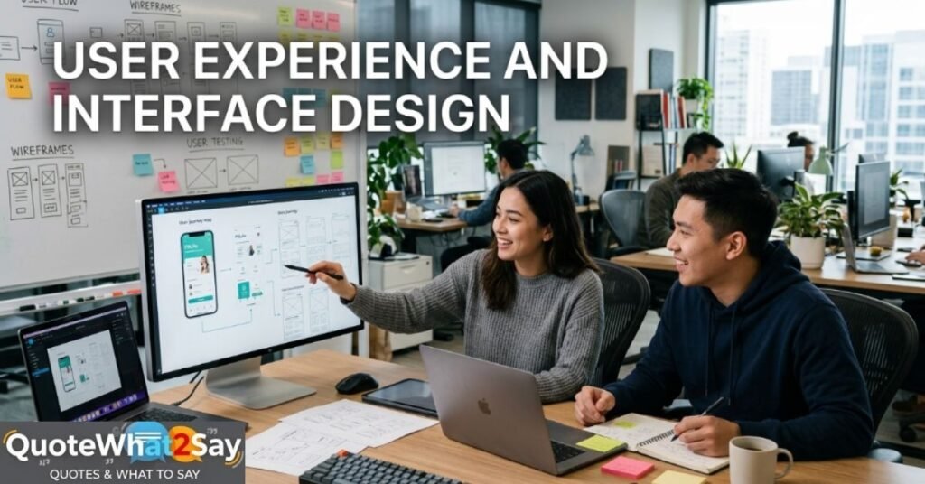 User Experience and Interface Design