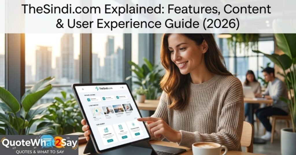 TheSindi.com Review 2026: Features, Content & User Experience Explained