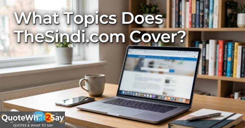 What Topics Does TheSindi.com Cover?