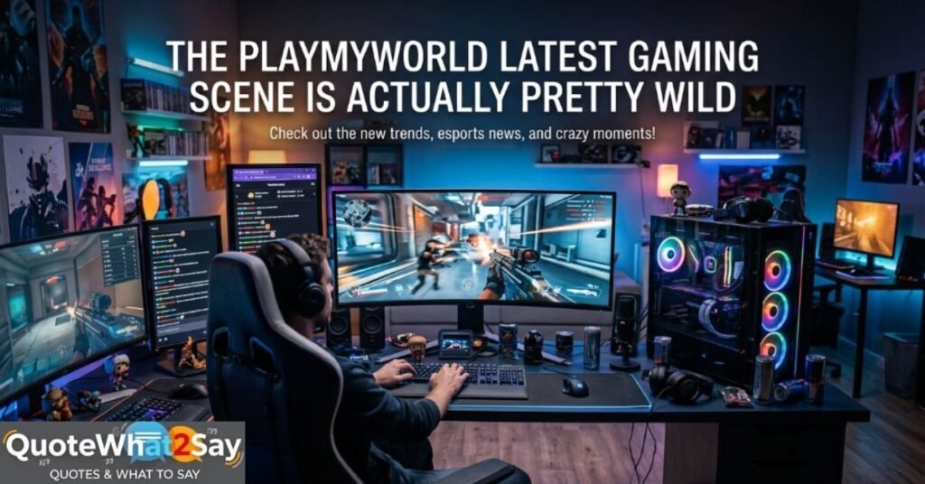 The PlayMyWorld Latest Gaming Scene Is Actually Pretty Wild