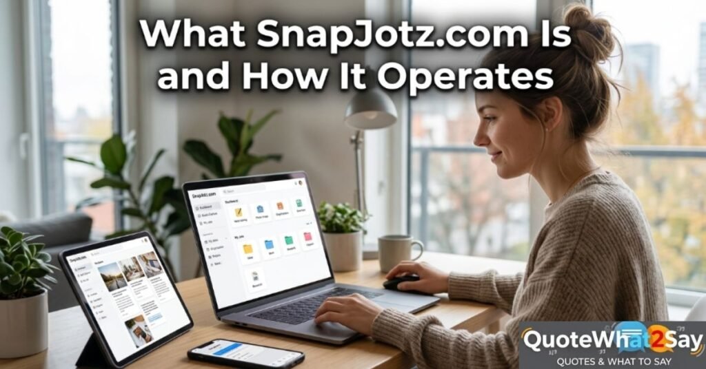 What SnapJotz.com Is and How It Operates