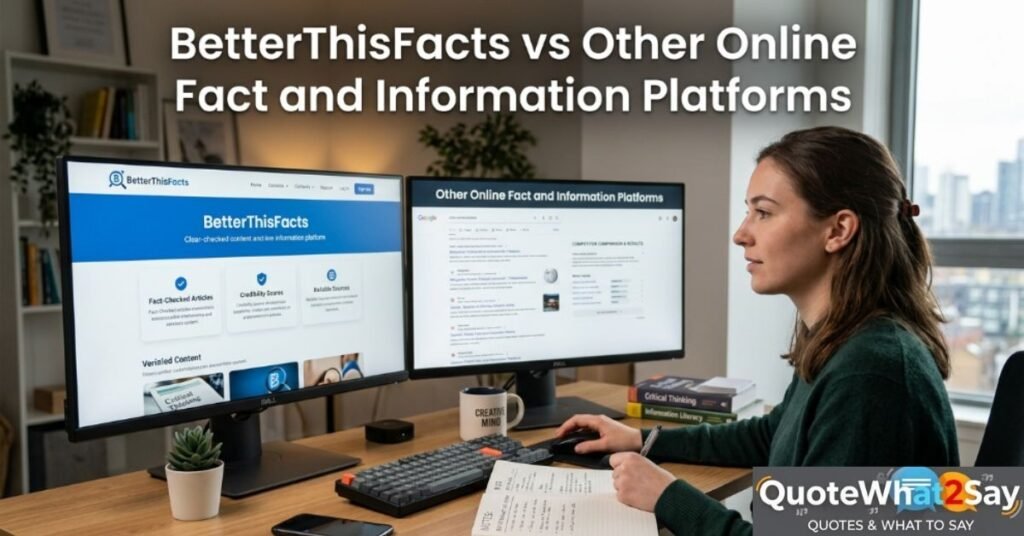 BetterThisFacts vs Other Online Fact and Information Platforms