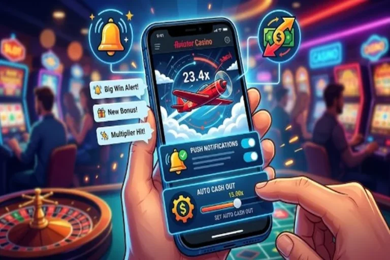 Configuring Push Notifications and Auto Cash Out in Aviator